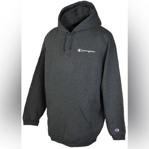 Dark grey champion hoodie